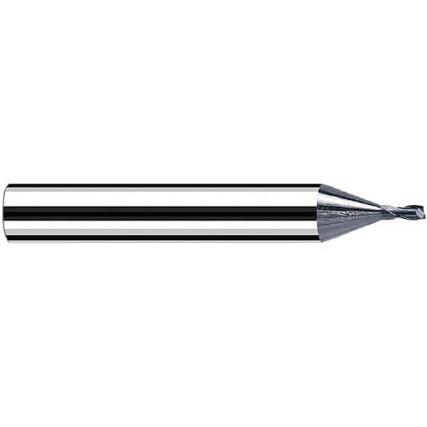 Fraisa - 0.1mm, 6mm LOC, 57mm OAL, 2 Flute Solid Carbide Square End Mill - Apex Tool & Supply