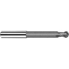 Fraisa - 5mm Diam, 6mm LOC, 2 Flute Solid Carbide Ball End Mill - Apex Tool & Supply