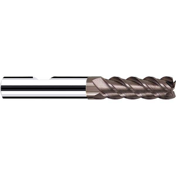 Fraisa - 5/8, 2-1/2" LOC, 5/8" Shank Diam, 5" OAL, 4 Flute Solid Carbide Square End Mill - Apex Tool & Supply