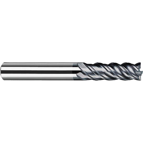 Fraisa - 3/8, 1-1/8" LOC, 3/8" Shank Diam, 3" OAL, 4 Flute Solid Carbide Square End Mill - Apex Tool & Supply