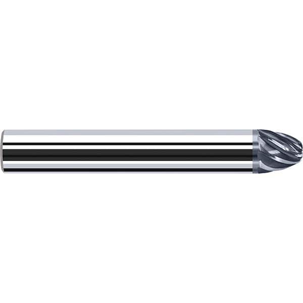 Fraisa - 8 Flute Solid Carbide Circle Segment Taper Form End Mill - Apex Tool & Supply