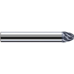 Fraisa - 8 Flute Solid Carbide Circle Segment Taper Form End Mill - Apex Tool & Supply