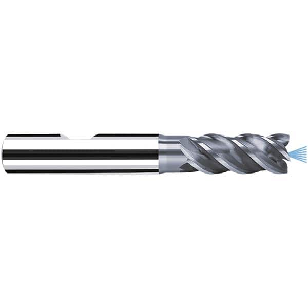 Fraisa - 12mm Diam 4 Flute Solid Carbide 0.2mm Corner Radius End Mill - Apex Tool & Supply