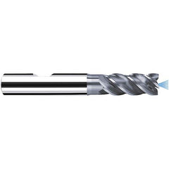 Fraisa - 4mm Diam 4 Flute Solid Carbide 0.1mm Corner Radius End Mill - Apex Tool & Supply