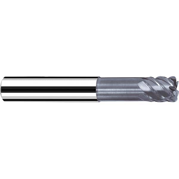 Fraisa - 1/4" Diam 6 Flute Solid Carbide 0.01" Corner Radius End Mill - Apex Tool & Supply