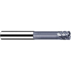 Fraisa - 3/8" Diam 6 Flute Solid Carbide 0.01" Corner Radius End Mill - Apex Tool & Supply