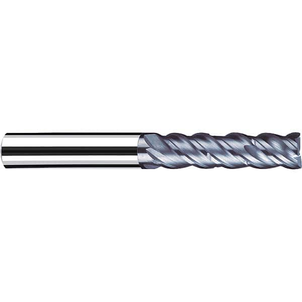 Fraisa - 1, 3" LOC, 1-3/4" Shank Diam, 6" OAL, 4 Flute Solid Carbide Square End Mill - Apex Tool & Supply