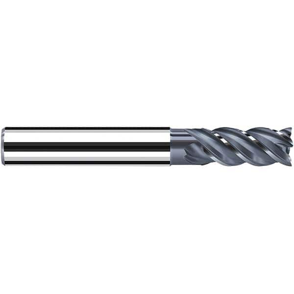 Fraisa - 3/8" Diam 4 Flute Solid Carbide 0.008" Corner Radius End Mill - Apex Tool & Supply