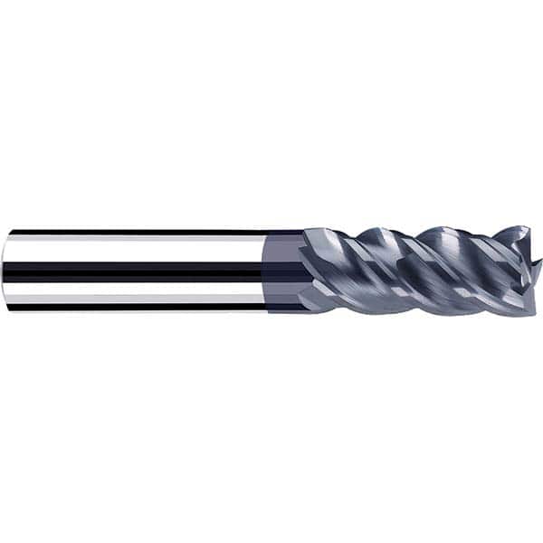 Fraisa - 5/8, 1-1/4" LOC, 5/8" Shank Diam, 3-1/2" OAL, 4 Flute Solid Carbide Square End Mill - Apex Tool & Supply