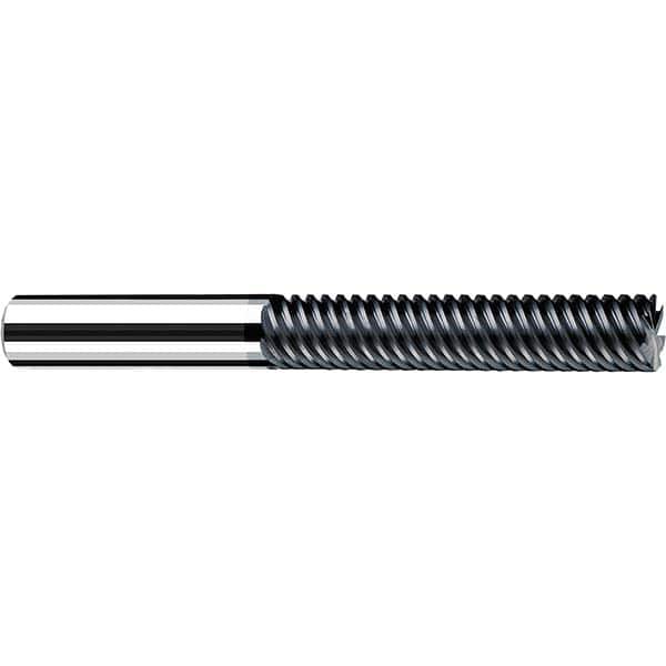 Fraisa - 1/4, 1-1/4" LOC, 1/4" Shank Diam, 3-1/2" OAL, 5 Flute Solid Carbide Square End Mill - Apex Tool & Supply