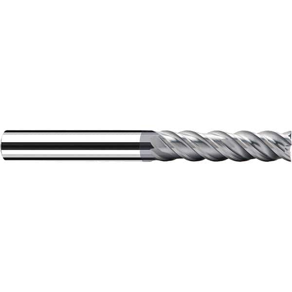 Fraisa - 1/2, 2" LOC, 1/2" Shank Diam, 4-1/4" OAL, 4 Flute Solid Carbide Square End Mill - Apex Tool & Supply