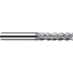 Fraisa - 1/2, 2" LOC, 1/2" Shank Diam, 4-1/4" OAL, 4 Flute Solid Carbide Square End Mill - Apex Tool & Supply