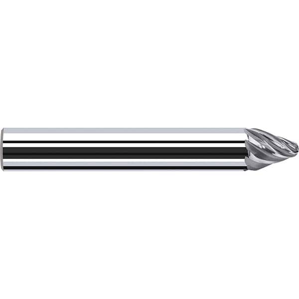 Fraisa - 8 Flute Solid Carbide Circle Segment Taper Form End Mill - Apex Tool & Supply