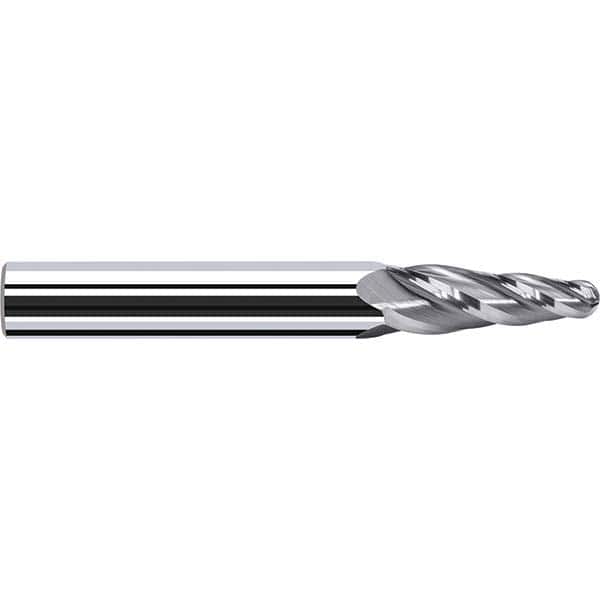 Fraisa - 4 Flute Solid Carbide Circle Segment Taper Form End Mill - Apex Tool & Supply