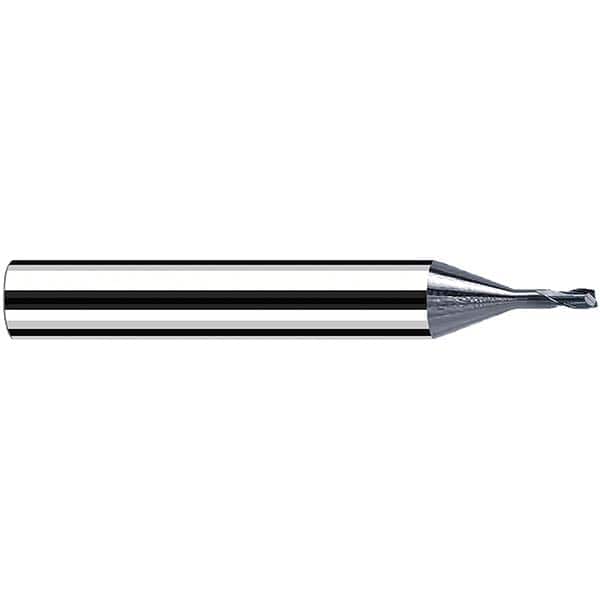Fraisa - 2mm, 6mm LOC, 57mm OAL, 2 Flute Solid Carbide Square End Mill - Apex Tool & Supply