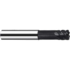 Fraisa - 1/2" Diam 6 Flute Solid Carbide 0.03" Corner Radius End Mill - Apex Tool & Supply