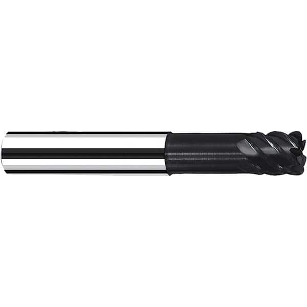 Fraisa - 1/8" Diam 4 Flute Solid Carbide 0.015" Corner Radius End Mill - Apex Tool & Supply