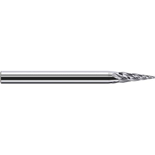 Fraisa - 17.5mm LOC 4 Flute Solid Carbide Circle Segment Taper Form End Mill - Apex Tool & Supply