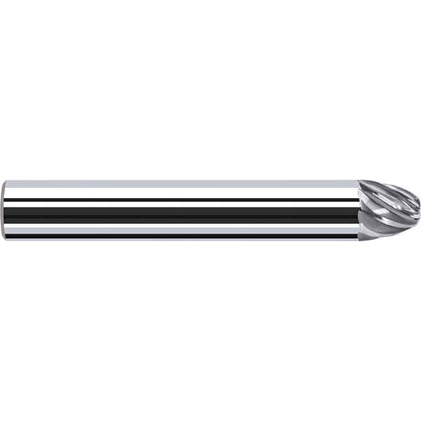 Fraisa - 8 Flute Solid Carbide Circle Segment Taper Form End Mill - Apex Tool & Supply