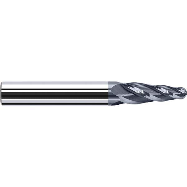 Fraisa - 4 Flute Solid Carbide Circle Segment Taper Form End Mill - Apex Tool & Supply