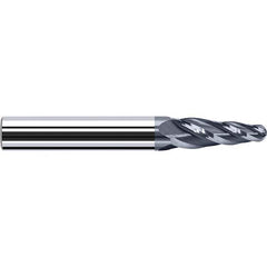 Fraisa - 4 Flute Solid Carbide Circle Segment Taper Form End Mill - Apex Tool & Supply