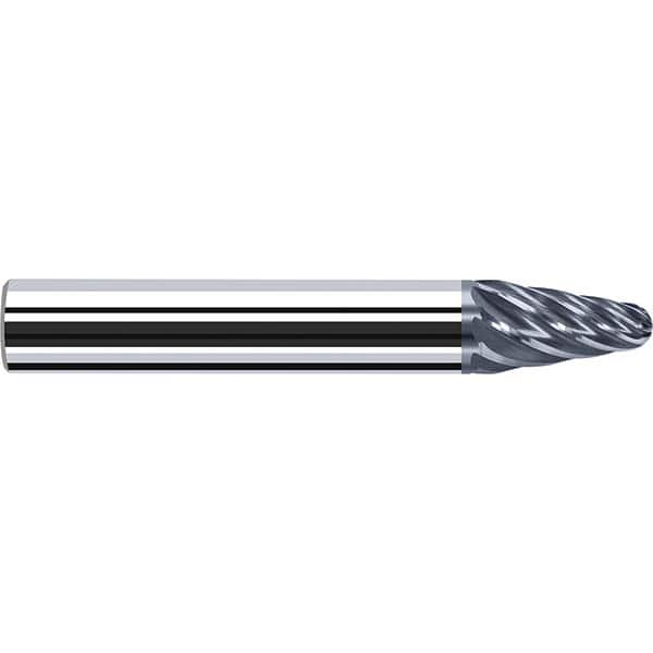 Fraisa - 8 Flute Solid Carbide Circle Segment Taper Form End Mill - Apex Tool & Supply