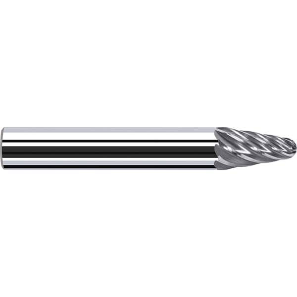 Fraisa - 8 Flute Solid Carbide Circle Segment Taper Form End Mill - Apex Tool & Supply