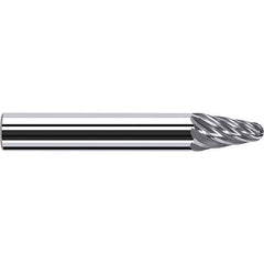 Fraisa - 8 Flute Solid Carbide Circle Segment Taper Form End Mill - Apex Tool & Supply