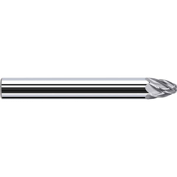 Fraisa - 6 Flute Solid Carbide Circle Segment Taper Form End Mill - Apex Tool & Supply