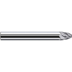 Fraisa - 6 Flute Solid Carbide Circle Segment Taper Form End Mill - Apex Tool & Supply
