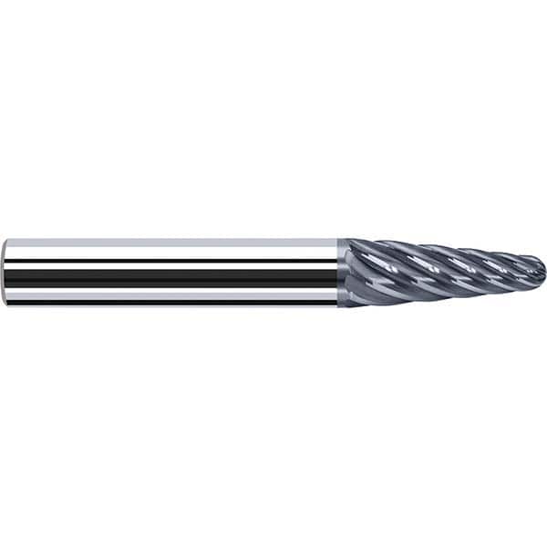 Fraisa - 8 Flute Solid Carbide Circle Segment Taper Form End Mill - Apex Tool & Supply