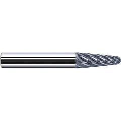 Fraisa - 8 Flute Solid Carbide Circle Segment Taper Form End Mill - Apex Tool & Supply