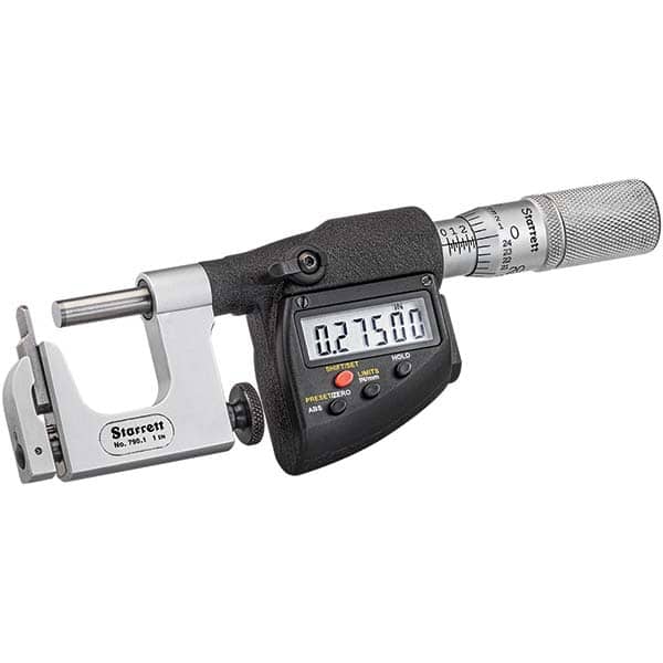 Starrett - Multi-Anvil Micrometers Operation Type: Electronic Anvil Type: Post - Apex Tool & Supply