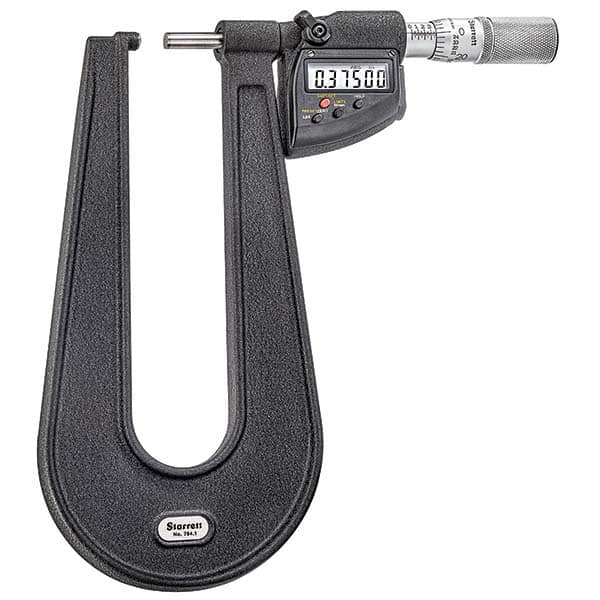 Starrett - Electronic Outside Micrometers Type: Standard Minimum Measurement (Decimal Inch): 0 - Apex Tool & Supply