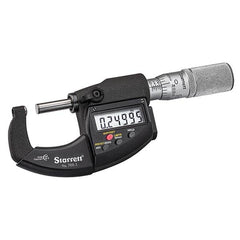 Starrett - Ball Anvil Micrometers Operation Type: Electronic Minimum Measurement (mm): 0.00 - Apex Tool & Supply