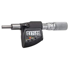 Starrett - Electronic Micrometer Heads Minimum Measurement (Inch): 1 Minimum Measurement (mm): 25 - Apex Tool & Supply