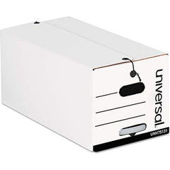UNIVERSAL - Compartment Storage Boxes & Bins Type: String & Button Box Color: White - Apex Tool & Supply