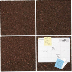 UNIVERSAL - Cork Bulletin Boards Style: Bulletin Color: Dark Brown - Apex Tool & Supply