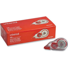UNIVERSAL - Correction Fluid & Tape Type: Correction Tape Non-Refillable Tape Size: 1/5 x 315" - Apex Tool & Supply