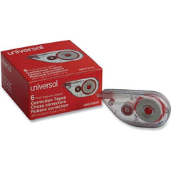 UNIVERSAL - Correction Fluid & Tape Type: Correction Tape Non-Refillable Tape Size: 1/5 x 393" - Apex Tool & Supply