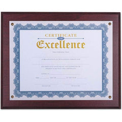 UNIVERSAL - Document Protectors Type: Award Plaque Width (Inch): 13.33 - Apex Tool & Supply