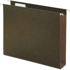 UNIVERSAL - File Folders, Expansion Folders & Hanging Files Folder/File Type: Hanging File Folders with Box Bottom Color: Green - Apex Tool & Supply