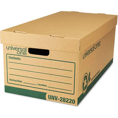 UNIVERSAL - Compartment Storage Boxes & Bins Type: Storage Box Color: Kraft/Green - Apex Tool & Supply