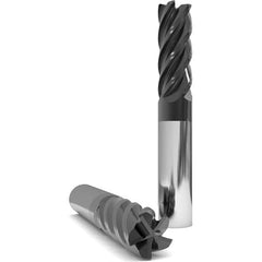 GWS - 1" Diam 4 Flute Solid Carbide 0.03" Corner Radius End Mill - Apex Tool & Supply
