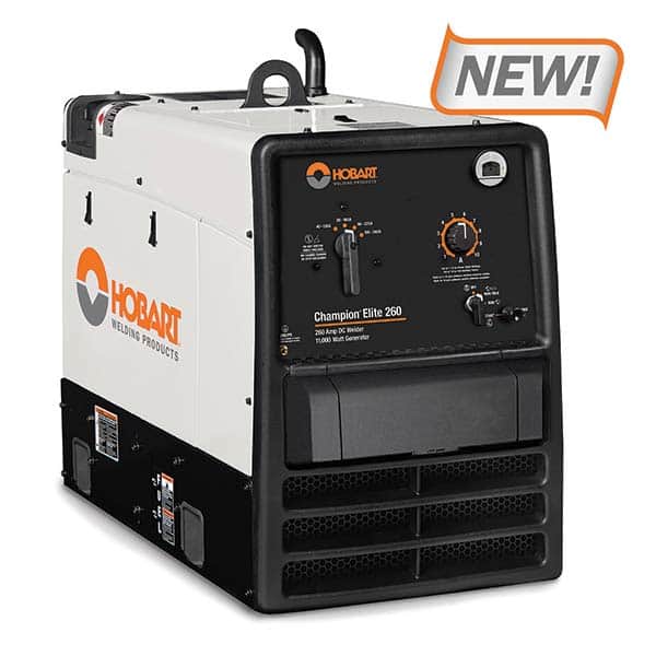 Hobart Welding Products - Portable Welder/Generators Amperage Rating: 260 Duty Cycle: 100% - Apex Tool & Supply