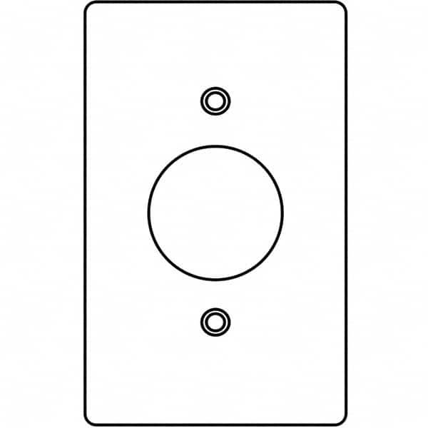 Hubbell Killark - Wall Plates Wall Plate Type: Outlet Wall Plates Color: Gray - Apex Tool & Supply