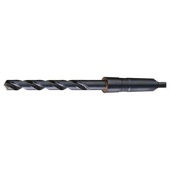 ‎1-1/16 RHS / RHC HSS 118 Degree Radial Point Taper Shank Taper Length Drill - Steam Oxide