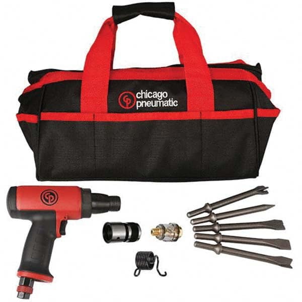 Chicago Pneumatic - 3,500 BPM, 2.64" Long Stroke, Air Chipping Hammer - Apex Tool & Supply