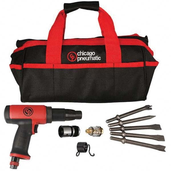 Chicago Pneumatic - 2,500 BPM, 3-1/2" Long Stroke, Air Chipping Hammer - Apex Tool & Supply