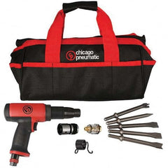 Chicago Pneumatic - 2,500 BPM, 3-1/2" Long Stroke, Air Chipping Hammer - Apex Tool & Supply